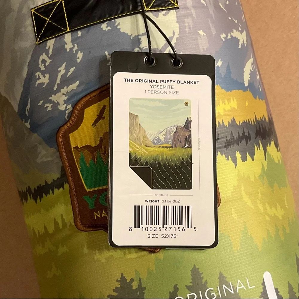 NWT Rumpl Yosemite NP Original Puffy Blanket 1-Person - Picture 9 of 11